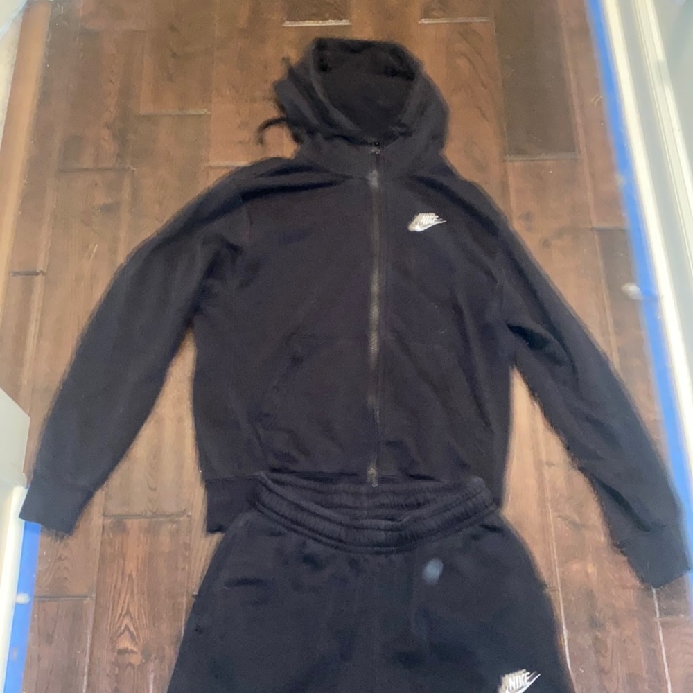 Black Nike Tracksuit Set